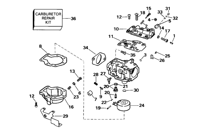28 Mercury 25 Hp Carburetor Diagram - Wiring Diagram List