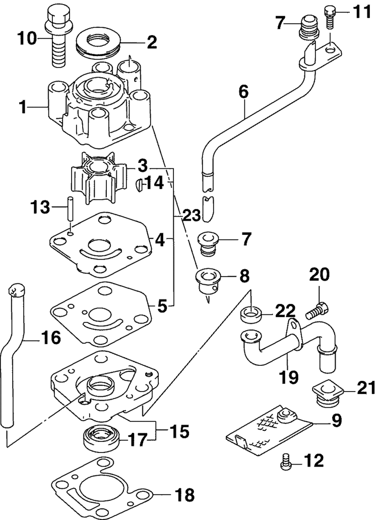 Johnson Outboard Fuel Pump Diagram Hanenhuusholli