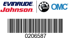 Evinrude Johnson OMC 0206587 -  Shift Cable Clamp (206587)