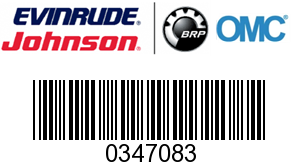 Evinrude Johnson OMC 0347083 - Decal (347083)