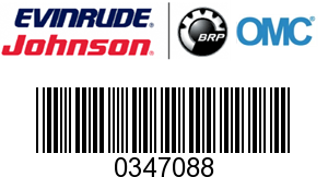 Evinrude Johnson OMC 0347088 - DECAL-105 (347088)