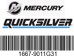 Mercury Quicksilver 1667-9011G31 - Gear Housing-L-GRAY