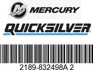 Mercury Quicksilver 2189-832498A 2 - TOP COWL
ASSEMBLY 