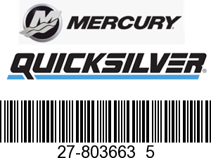 Mercury Quicksilver 27-803663  5 - GASKET           
 - Replaced by
27-803663036