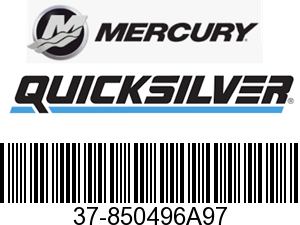 Mercury Quicksilver 37-850496A97 - Decal Set, NLA