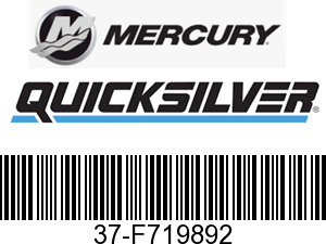 Mercury Quicksilver 37-F719892 - Decal - Front, NLA