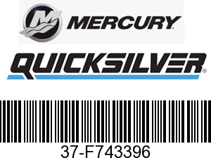 Mercury Quicksilver 37-F743396 - DECAL - Starboard,NLA