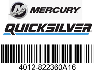 Mercury Quicksilver 4012-822360A16 - Top Cowl-GRAY