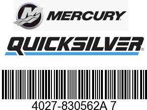 Mercury Quicksilver 4027-830562A 7 - COWL-TOP-ELEC-BLK
