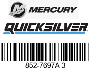 Mercury Quicksilver 852-7697A 3 - Cylinder Block