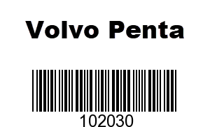 Volvo Penta 102030 - SCREW,