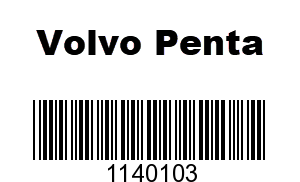 Volvo Penta 1140103 - Control Cable, Volvo