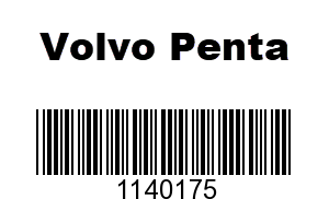 Volvo Penta 1140175 - Control Cable, Volvo