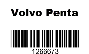 Volvo Penta 1266673 - Starter Pinion,