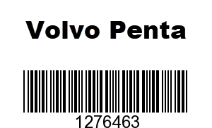 Volvo Penta 1276463 - Gasket Kit
