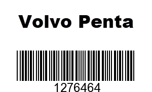 Volvo Penta 1276464 - Engagement Lever,