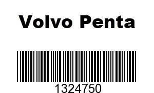 Volvo Penta 1324750 - Oil Pressure Sensor, Volvo