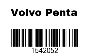 Volvo Penta 1542052 - Sealing,Volvo