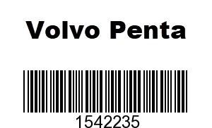Volvo Penta 1542235 - Pulley, Volvo