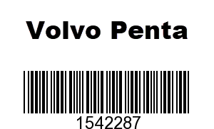 Volvo Penta 1542287 - Gasket, Volvo