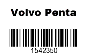 Volvo Penta 1542350 - Strainer,