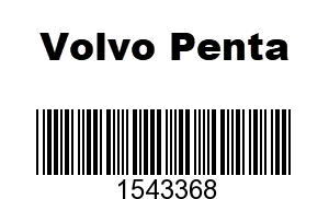 Volvo Penta 1543368 - ADJUSTING SCREW
