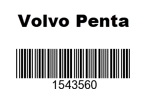 Volvo Penta 1543560 - Gasket,
