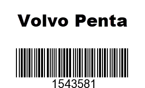 Volvo Penta 1543581 - GASKET,
