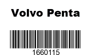 Volvo Penta 1660115 - Bearing, Volvo