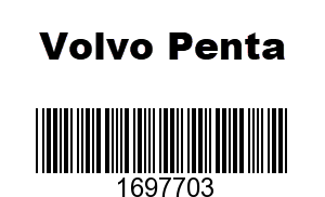 Volvo Penta 1697703 - Gasket,
