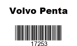 Volvo Penta 17253 - Split Pin, Volvo