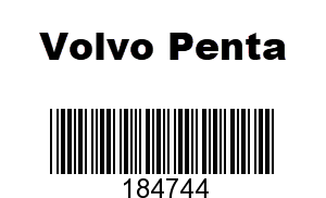 Volvo Penta 184744 - Bearing, Volvo