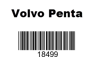 Volvo Penta 18499 - Bearing, Volvo