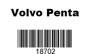Volvo Penta 18702 - Washer, Volvo