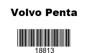 Volvo Penta 18813 - Gasket,