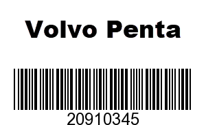 Volvo Penta VOL20910345 - ->20949917      
DATASET
