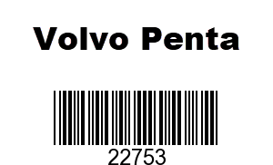 Volvo Penta 22753- Nipple,