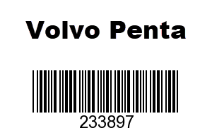 Volvo Penta 233897 - SCREEN,