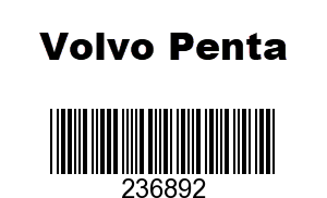 Volvo Penta 236892 - Retainer,