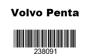 Volvo Penta 238091 - Cover