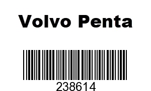 Volvo Penta 238614 - VALVE PEG,