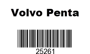 Volvo Penta 25261 - WASHER,