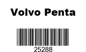 Volvo Penta 25288 - Brace,