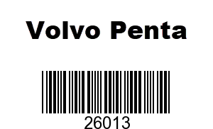 Volvo Penta 26013 - Screw, Volvo