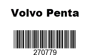 Volvo Penta 270779 - Gasket Kit,