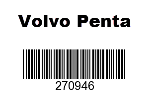 Volvo Penta 270946 - SOCKET SET