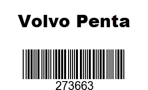 Volvo Penta 273663 - Repair Kit,