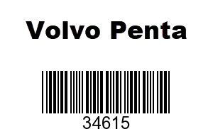 Volvo Penta 34615 - SPACER,