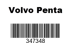 Volvo Penta 347348 - CONTROL LAMP,