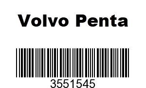 Volvo Penta 3551545 - O-Ring,